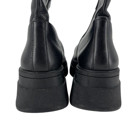 Vagabond Shoemakers Carla Mid-High Boot Chunky Black Leather Size 40 / 10 - Picture 10 of 10